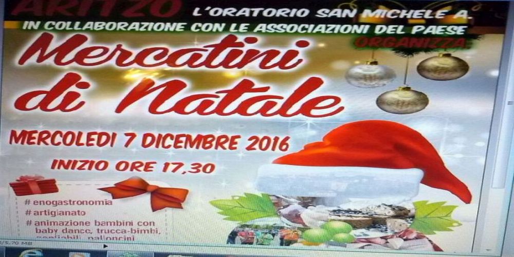 Mercatini di Natale ad Aritzo
