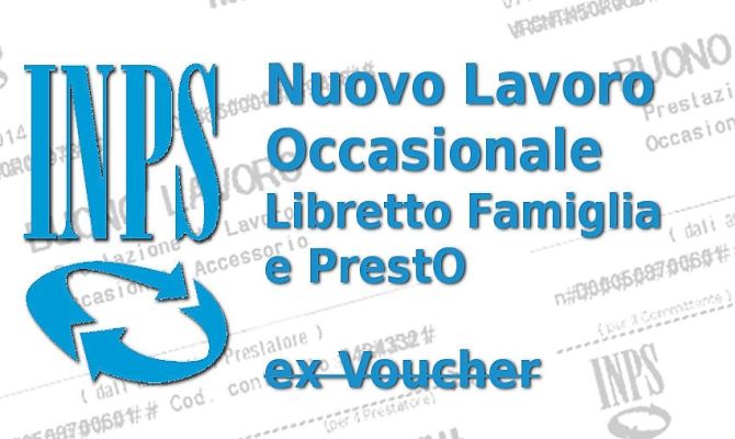 NUOVI VOUCHER PER PAGARE ASSISTENZA AI DISABILI E BADANTI